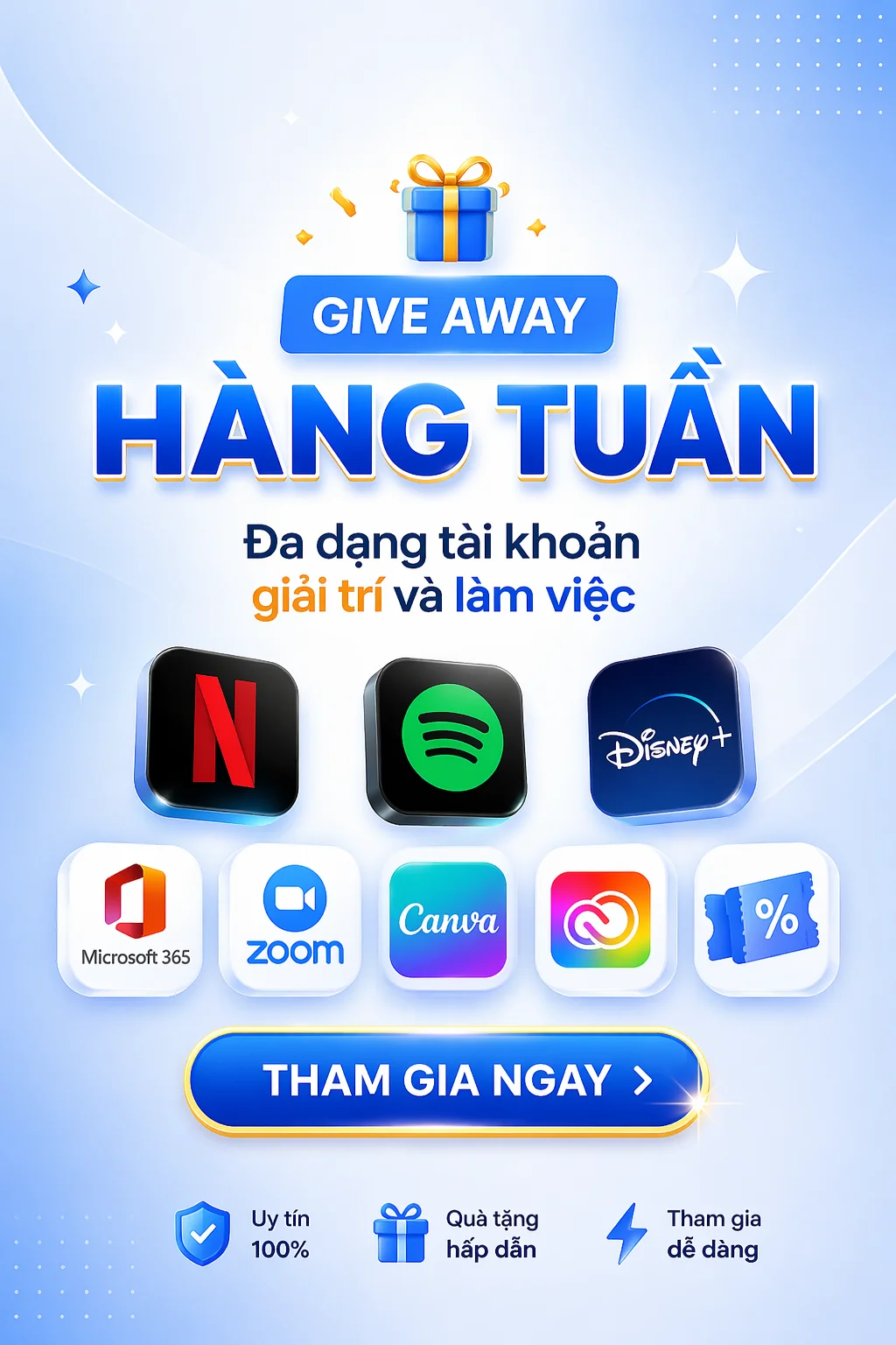 Giveaway Hàng Tuần